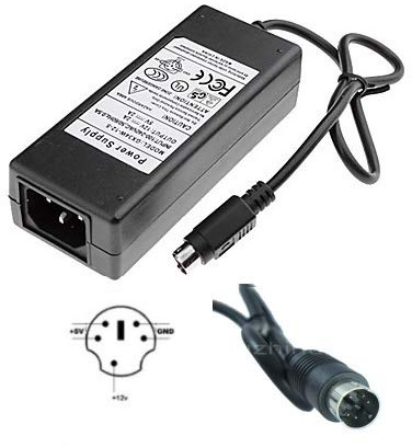 Top CHARGEUR * Adaptador Alimentación Cargador Corriente 12V 5V 2A 5PIN Reemplazo Recambio Jentec Technology CO LTD JTA0202Y