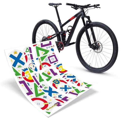 Riesel Design - Frame:Guard - stylische Fahrrad Schutzfolie für den Rahmen | stylische Rahmenschutzfolie in vielen Designs für Ober, Unter - und Sitzrohr, selbstklebend, für Carbonrahmen geeignet