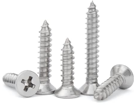 DUBMAG Blechschrauben, Schraubenbolzen, Senkkopf-Blechschrauben aus Edelstahl 304, Flachkopf-Kreuzschlitzschrauben, Standard-Kreuzschlitz, M4, 100 Stück, M4*90 * 20 Stück (Color : M4*45 * 20pcs)