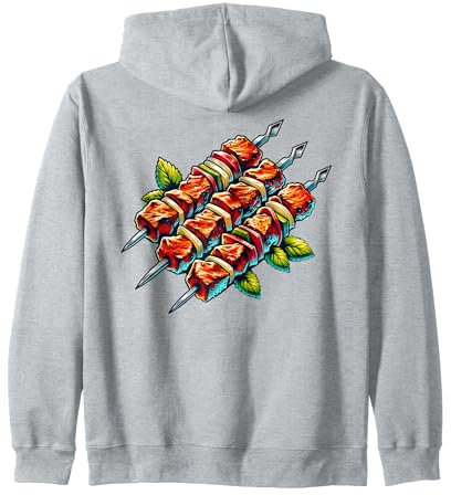 Shashlik Master Grill Russian Skewers Grill Russia Zip Hoodie