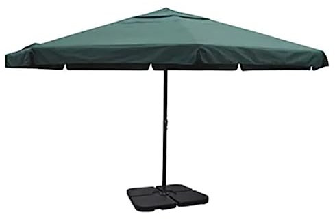 HETFTJN Ombrellone, Ombrellone Piccolo Ombrellone Mare Ombrelloni Da Giardino Ombrellone Esterno Adatto per Esterno Spiaggia Terrazzo Bar in Alluminio con Base Portatile Verde