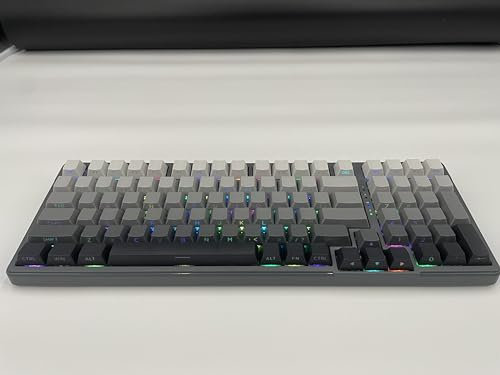 Sequin XQT Wired Keyboard, Side Engraved Gradient Light, Mechanical Keyboard, Gasket Construction, Full Key Hot Swap, Silver Shaft, Gaming Keyboard, American Keyboard (Singlemode RGB)