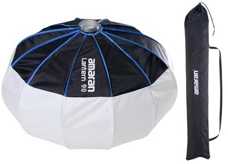 Aputure Amaran 35,4/90cm Lantern Softbox, libération Rapide avec Sac pour éclairage continu Amaran 300c 150c Amaran 200x S 100x S Aputure 600d 300X et Autres Lampes à Monture Bowens