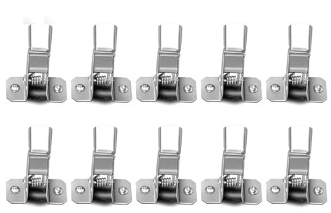 Btgghytr 10 Pack Broom Holder Wall Mount Mop Holder Wall Mounted Metal Broom Holder With Screws Garden Tool Rack Wall Mount