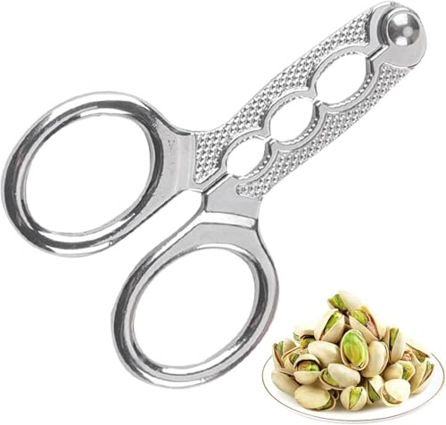 Stainless Steel Nutcracker Tool, Multi-Function Pistachio and Walnut Sheller Opener, Kitchen Utensil, Nut Sheller for Cooking Enthusiasts