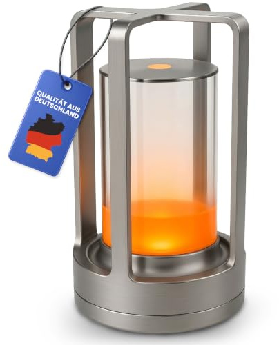 N-L-E LED Tischlampe aus edler Aluminiumlegierung – Stilvoll, flexibel und überall einsetzbar (silber, 1 Stück)