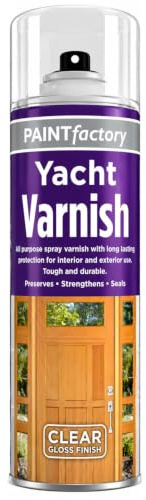 1x Clear Protective Yacht Varnish Spray 400ml