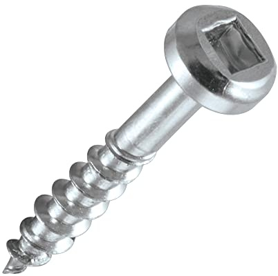 Trend Viti per fori tascabili, legno tenero, 25 mm, 500 pz, attacco quadro | 500 viti autofilettanti per legno tenero, filettatura grossa e attacco quadrato per fori tascabili, PH/7X25/500C