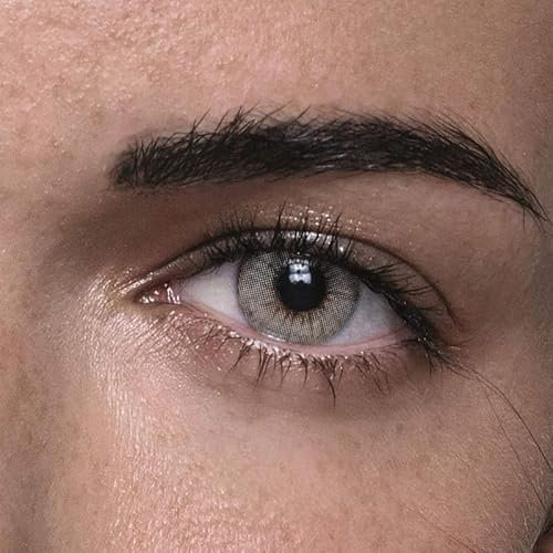 ANESTHESIA farbige Kontaktlinsen CLARO (Dioptrien -0.00) – stark deckende Monatslinsen der ANESTHETIC Serie für 6 Monate, Natürliche & weiche Farblinsen, perfekt für dunkle Augen