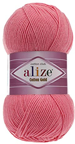 100g Strickgarn Alize Cotton Gold Uni Klassikgarn Häkelgarn Strick-Wolle Farbwahl