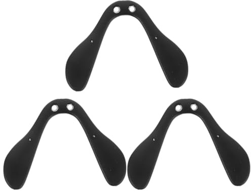 EXCEART 3 StüCk Verstellbare Nasenpads FüR Brillen - Metall & Gummi, Komfortable NasenstüTze FüR Radfahren & Outdoor-Sport