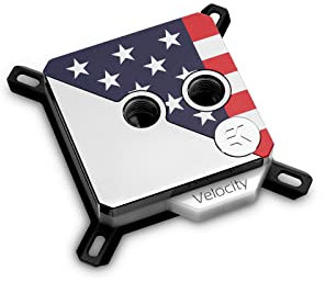 EKWB EK-Quantum Velocity Honor Intel D-RGB CPU-Wasserblock - Black Nickel - Stars & Stripes