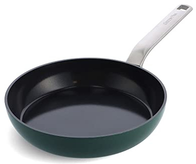 GreenPan Evolution Hard Anodized Healthy Ceramic Non-Stick 24 cm Frying Pan Skillet, PFAS-Free, Induction, Oven Safe, Pine Green
