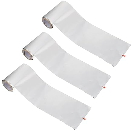 IWOWHERO 3rollen Aluminiumblatt Dicke Nägelentfernung Und Haarfärbehilfe Vielseitig Zuschneidbar Für Dauerwelle Und Highlighting Im Salon Und Zuhause