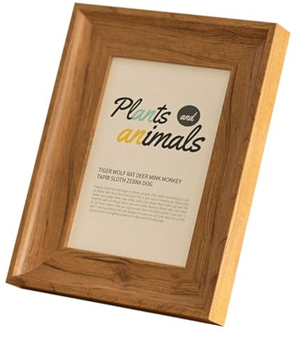 marysgift Bilderrahmen Rustikaler Tischdekoration Fotorahmen für Hochformat Foto Vertikal Horizontal Shabby Rahmen (XK02103,10)