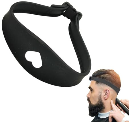 Fasce per tagliare i capelli, strumento per modellare l'attaccatura dei capelli, strumento portatile in silicone per tagliare i capelli, strumento per modellare l'attaccatura dei capelli
