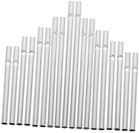 CAXUSD 60 Aluminium Windspielröhren Für Windspiel Selber Bauen 6mm Durchmesser 5 Satz Mit Verschiedenen Längen Für Innen Und Außendekoration