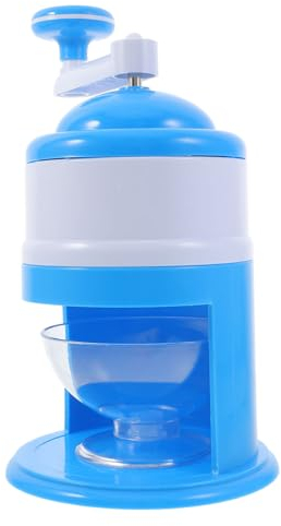 Hoement Portable Manual Machine for Home Use Hand Crank Shaved Ice Maker for and Treats Easy to Clean