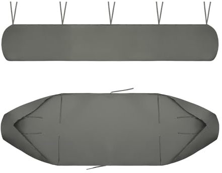 DEZYPZAM Markisenschutzhülle für Markisen, für Halbkasetten Markise/Standmarkiese/freistehende und Gelenkarmmarkise usw, Terrassen-Vorzelt-Abdeckung (3m (9.8 ft),Grau)
