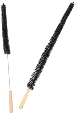 AUTSUPPL 2pcs Dryer Vent Cleaning Brush Long Handle for Dryer Vent Cleaner Brush Ergonomic Design for Radiator and Washing Machine Cleaning