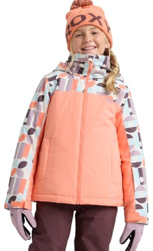 Roxy Snow Jacket Galaxy Girl Jacket Girl's White 16