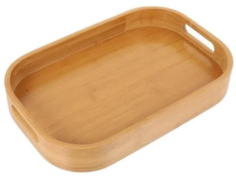 Multifunktionaler Brotteller aus Holz, Snackteller, Obstteller, Party-Organisation, Essentials, leicht zu reinigen, geeignet for Familienbuffet, unterhaltsames Essen, ordentlich angeordnet, spart Stau