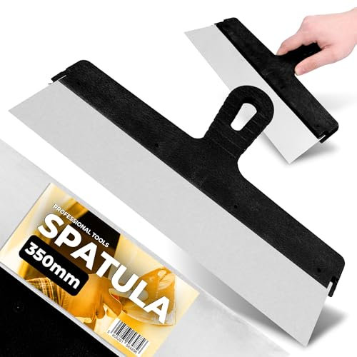 Spatola 350 mm Coltello da Pittore Raschietto per Superfici Raschietti per Pareti Raschietto per Facciate Spatola da Muratore Coltelli da Stucco in Acciaio Attrezzo