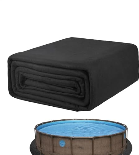 460cm Pool Unterlage Rund Bodenplane Für Pool Poolmatten Schutzboden Poolunterlage En Geotextil Überirdische Pools Schutzmatte Pannensicheres Rahmen Pool Schutzpolster Für Hinterhof Garten Rasen