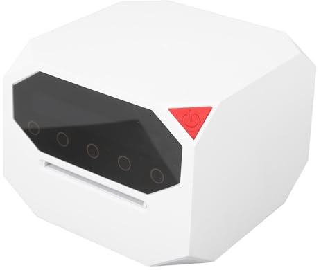 Ejoyous Kortblandare och utdelare, automatisk kortgivare, kortblandare, automatisk kortgivare, för upp till 8 spelare med 2 kortlekar, kompatibel med bryggkort (vit)