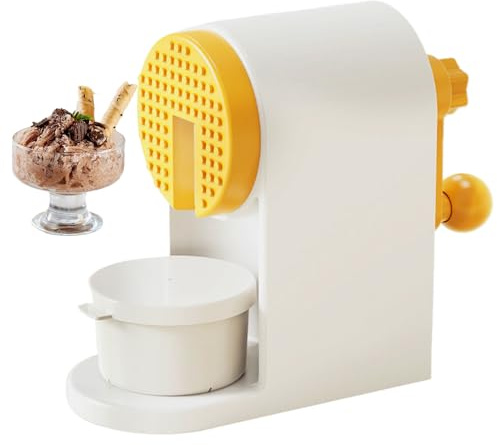 Tritaghiaccio Manuale | Macchina per Granite a Manovella | Strumento Senza Elettricità Per Casa Cucina Picnic Preparazione Alimenti Schiacciare Ghiaccio