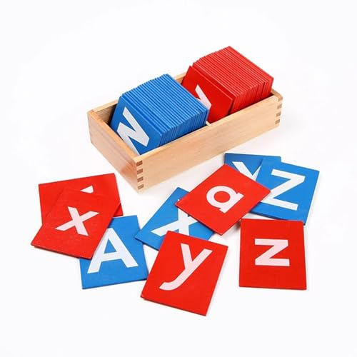 LLTCMYGS Montessori-Sprachunterricht AIDS, Unter- und Großbuchstaben undPapier mit Schachteln