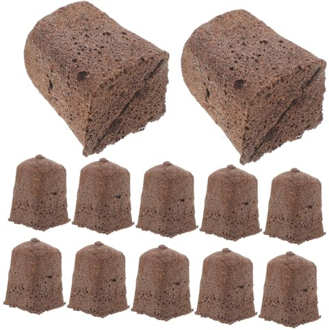 HOODANCOS Blocs de Culture Hydroponique 40 Pcs 2,5 Cm pour Germination et Propagation des Plantes Jardin Potager Culture Hors-Sol Absorption d'eau Drainage Uniforme