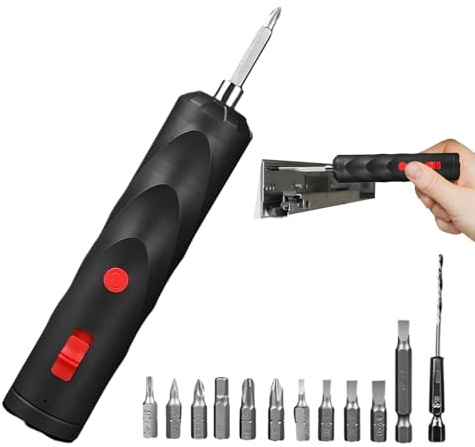 Cacciavite elettrico | Strumento di riparazione elettrico – Set di cacciaviti di ricarica USB, per casa, ufficio, mobili, auto, elettrodomestici, progetti artigianali, modellismo,