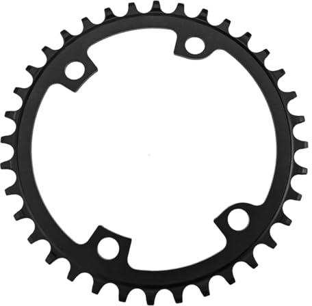 Kettenblatt 110-BCD 4-Loch Narrow Wide Einzelkettenblatt, kompatibel mit 9/10/11-Gang-Fahrrädern for Rennräder, Mountainbikes, BMX und MTB.(42T)