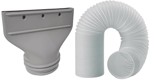 Tubo Climatizzatore Portatile set da 3, 150mm/130mm Tubo Flessibile Per Condizionatore D'aria Portatile, Adattatore Per Condotto Di Scarico Per Impianti Di Climatizzazione