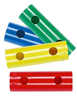 move and stic 4 er Set 15 cm Rohr blau,grün,gelb,rot
