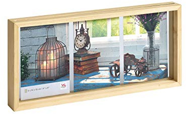 walther design Bilderrahmen natur 3X 10x15 cm Galerierahmen Rustic SL315H