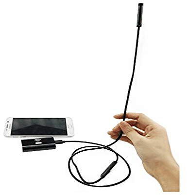 Telecamera per ispezione wireless, impermeabile, endoscopio WiFi, con 6 LED, per smartphone Android e iOS, iPhone, iPad