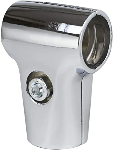 1 X 3 WAY CLAMP 25mm Dia-Meter Heavy Duty Hanging Rail Tubing System for Wall, Floor, Ceiling, Roof and Walk-in Wardrobe Chrome Tubing System 25mm or 1 Inch Diameter