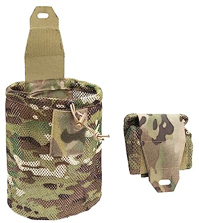 IDOGEAR Mag-Net Taktische Tasche für weiche Entleerung, faltbar, für Molle-Gürtel, Taktische Weste, Rucksack (camo)
