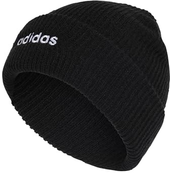 Adidas Unisex Classic Beanie, Black/White, XS