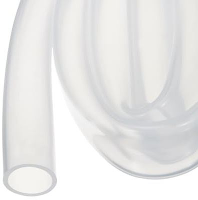 Rebower Silikonschlauch Lebensmittelecht 19mm ID x 23 mm OD, 0.9 Meter | Kondensatschlauch, Transparenter Wasserleitung für Pumpen, Siphons, Entwässerung, Bewässerung