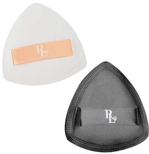Foundation Puff,Coussin Foundation Puff,Bouffée de poudre noire à usage humide et sec - Bouffée de poudre triangulaire Portable et efficace, bouffée de coussin de fond de teint pour amis,