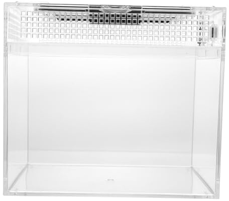 Happyyami 1 Stück Karton Reptilien Terrarium Reptilienterrarium Igel Lebensraum Hamsterkäfig Futterkasten Für Eidechsen Zuchtkäfig Rattenhöhlenhaus Faunarium Reptilien-fluchtfall Tier STK