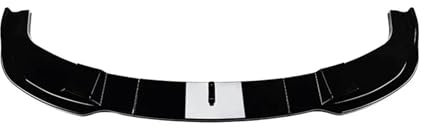 ZWBC Auto Frontlippe Spoiler für BMW E60 Serie 5 2004-2010 M Sport,Frontstoßfänger Lippen Körper Autoteile, Antikollisionsschutz, Frontspoiler Protector Splitter Kit,Glossy Black
