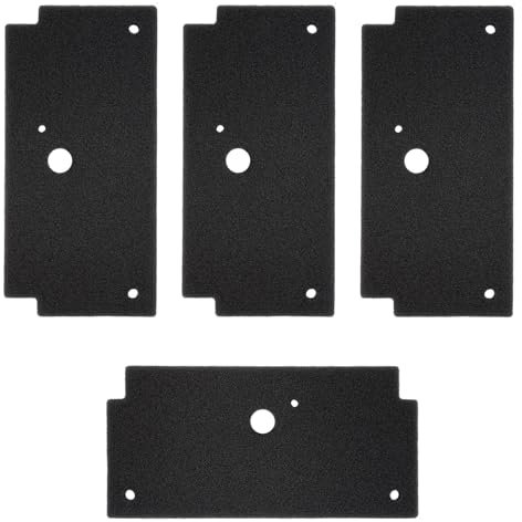 4 filtros para secador de bomba de calor Bosch Siemens 12022801, 292 x 142 x 19 mm, filtro de esponja, filtro para secadora
