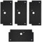 4 filtri per asciugatrice Bosch Siemens 12022801, 292 x 142 x 19 mm, filtro in spugna, filtro a pompa di calore, filtro per asciugatrice