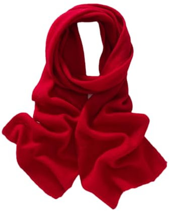 Ornrjfll Keep Warm Kaschmirschal Damen Herren Outdoor Kaschmir Strickschals Unisex, rot, Einheitsgröße