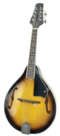 Mandolina Instrumento Musical Instrumento Musical Nacional Mandolina Sunset Black Instrumento Mandolina De Ocho Cuerdas(Yellow)