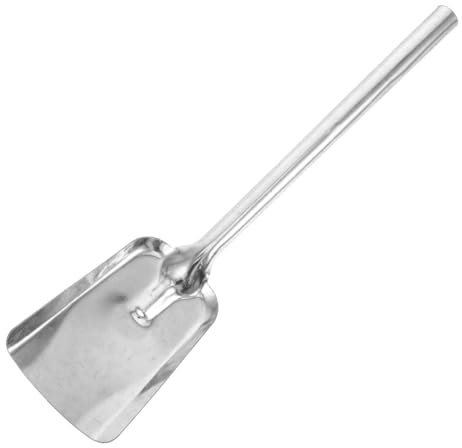 HOMSFOU Pala Di Carbone Pala Da Stufa a Legna Pala Per Cenere Alla Griglia Pala Da Cucina Collettore Di Cenere in Metallo Pala Per Cenere Da Forno Paletta Di Cenere Silver Ferro Da Stiro